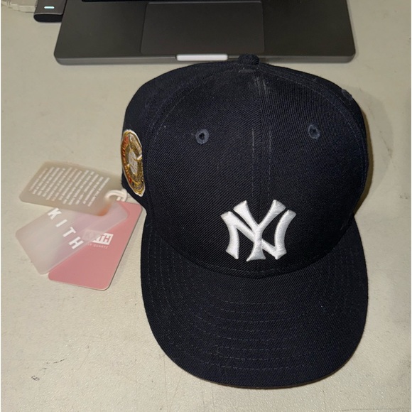 Kith Yankee Fitted size 7 3/8 (Navy Color) - Picture 1 of 7